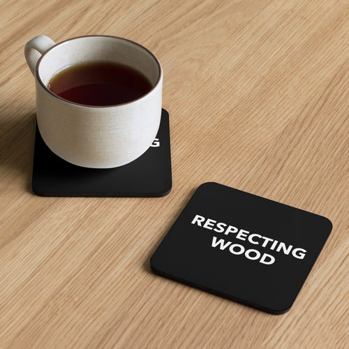 Wood Respect Cork-back coaster